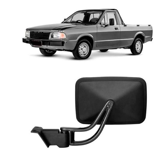 Imagem de Retrovisor Ford Pampa 1984 85 86 87 88 Esquerdo Móvel Preto