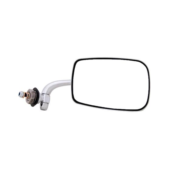 Imagem de Retrovisor Fusca Mexicano Convexo Prata Cromado Inox 59 A 96