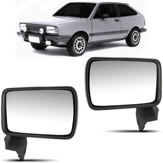 Imagem de Retrovisor Gol 1983 a 1986 Fixo Cor Preto