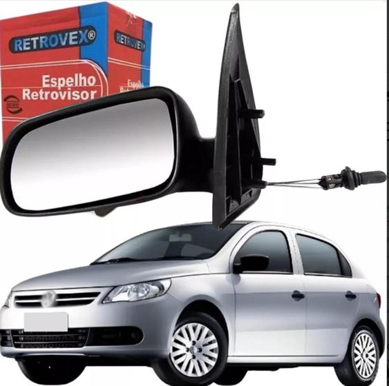 Imagem de Retrovisor Gol 4 Port  G3 G4 C/cont Ld Esq RX1119