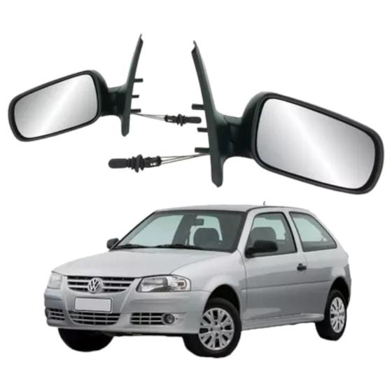 Imagem de Retrovisor Gol G3 G4 Duas Portas 2000 A 2008 Com Controle