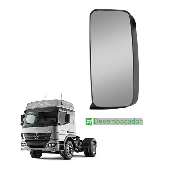 Imagem de Retrovisor p MB Axor Atego 2014 2015 2016 LE c Desembaçador