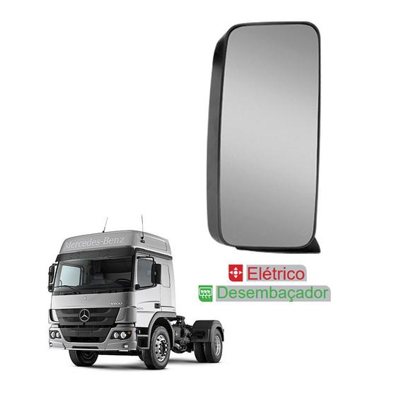 Imagem de Retrovisor p MB Axor Atego 2016 LD c Desembaçador Elétrico