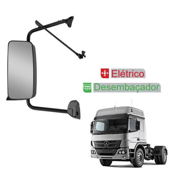 Imagem de Retrovisor p Mercedes-Benz Axor com Desembaçador Elétrico LE