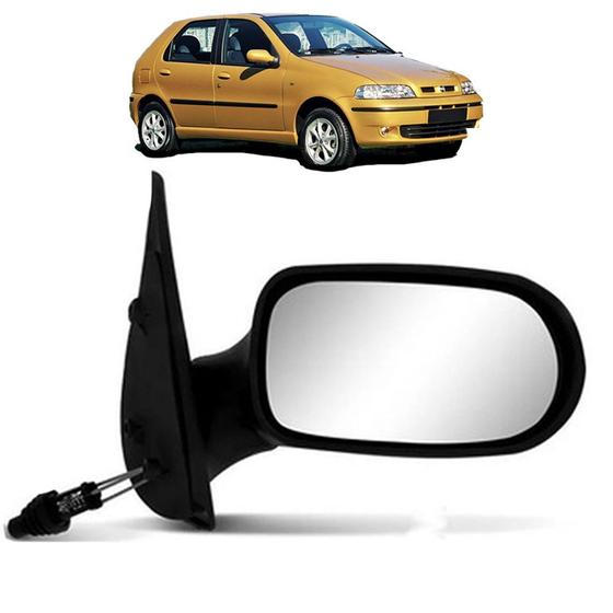 Imagem de Retrovisor Palio Fire Siena 2001 2002 2003 com Controle 4 Portas Lado Direito