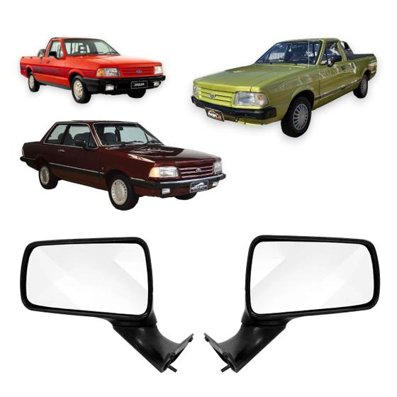 Imagem de Retrovisor Pampa L 1992 até 1997 Del Rey 1989 até 1992 Fixo