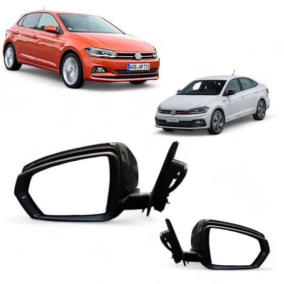 Imagem de Retrovisor Polo Virtus 2017 2018 a 2021 Eletrico Com Seta
