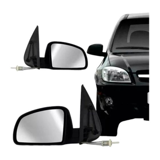 Imagem de Retrovisor Prisma Celta 2007 A 2013 C/ Controle Le .rx2239