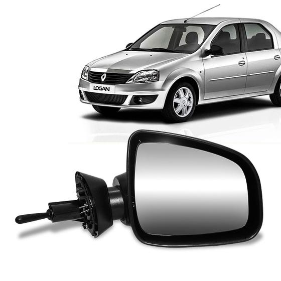 Imagem de Retrovisor Renault Logan 2009/2013 com controle