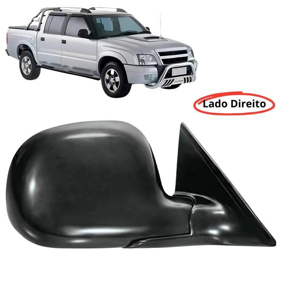 Imagem de Retrovisor S10 Blazer 1995 96 97 98 99 00 01 02 03 04 05 06 07 08 09 10 2011 Sem Controle