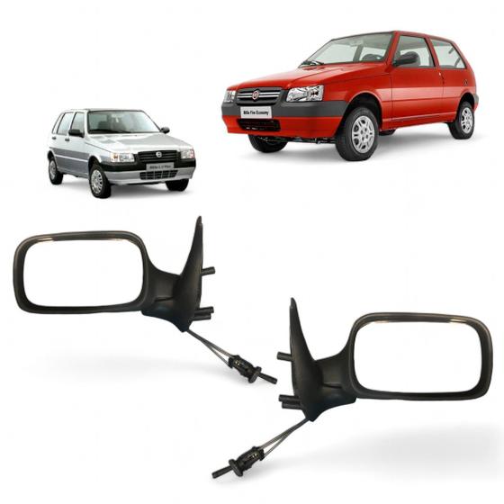 Imagem de Retrovisor Uno Fire 2001 2002 a 2005 2 Portas Com Controle