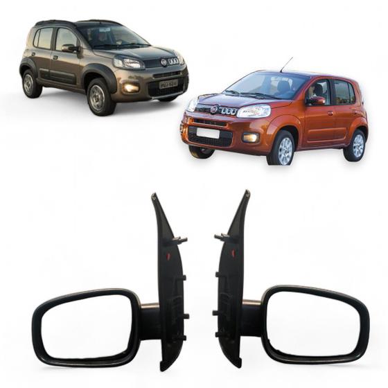 Imagem de Retrovisor Uno Novo 2010/... Vivace 2011 a 2017 FIXO