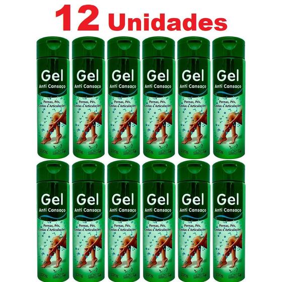 Imagem de Revenda 12 Gel Massageador Anti Cansaço 220g Articulações