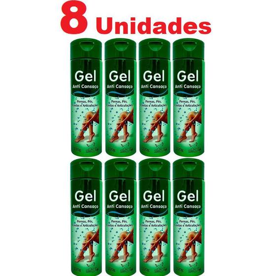 Imagem de Revenda 8 Gel Massageador Anti Cansaço 220g Pernas Pés Costa