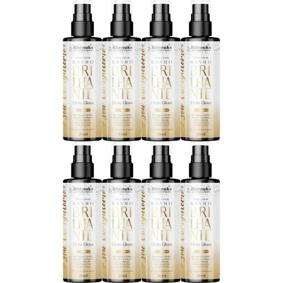Imagem de Revenda 8 Spray Capilar Banho Brilhante Efeito Gloss 200Ml