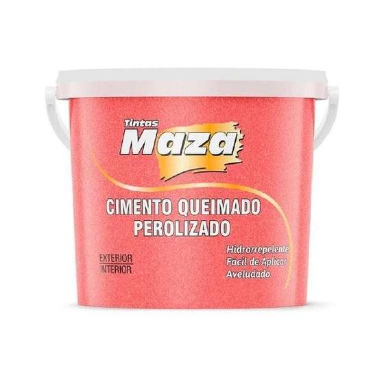 Imagem de Revestimento Cimento Queimado Rubi Marsala Perolizado 3kg Maza