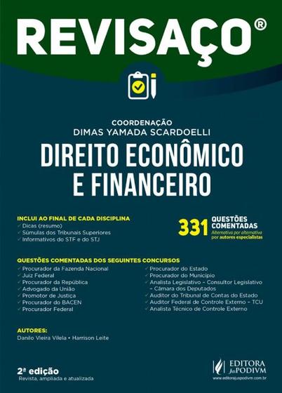 Imagem de Revisaco direito economico e direito financeiro - 331 questoes comentadas 2