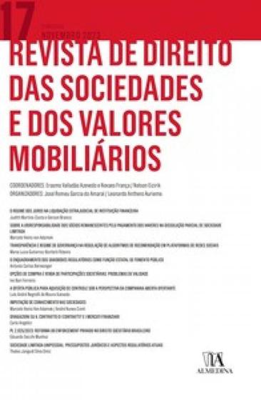 Imagem de Revista de direito das sociedades e dos valores mobiliários: Edição 17: Novembro de 2023