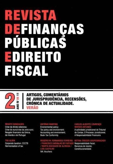 Imagem de Revista de Finanças Públicas e Direito Fiscal - Ano IV - Nº 2 - 01Ed/11 Sortido