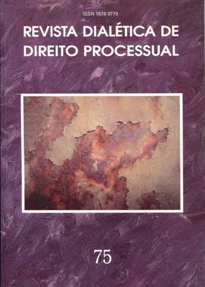 Imagem de Revista Dialética de Direito Processual  - Volume 75