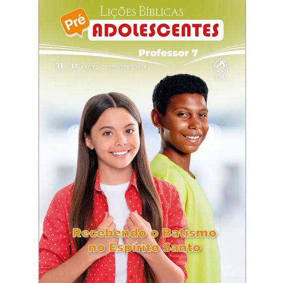 Imagem de Revista Lições Bíblica Pré-Adolescentes Professor 3º Trimestre 2023 - CPAD