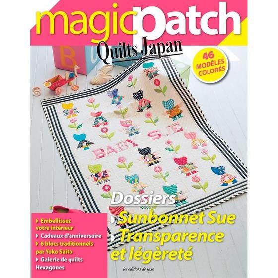 Imagem de Revista Magic Patch nº 21 - Quilts Japan - Sunbonnet Sue (Patch Mágico nº 21 - Quilts Japão - Sunbonnet Sue)