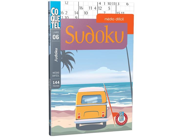 Imagem de Revista Passatempo Coquetel Sudoku Nível Médio e Difícil