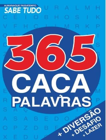 Imagem de Revista Passatempo Sabe Tudo 365 Caça Palavras