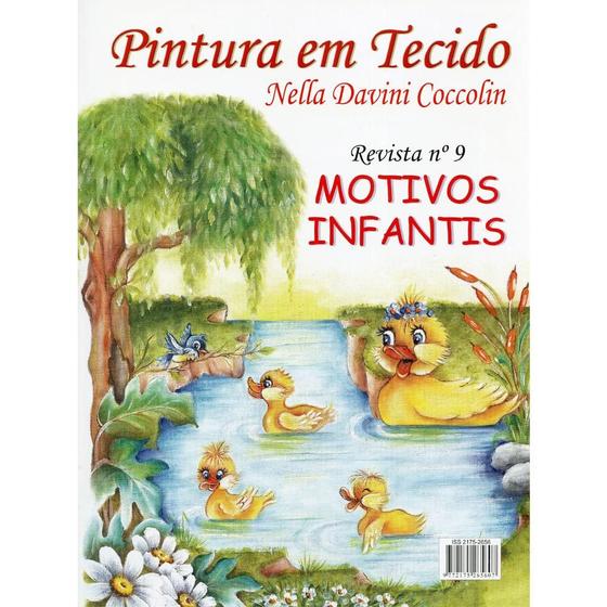 Imagem de Revista Pintura em Tecido Nella Davini Coccolin - Motivos Infantis nº9