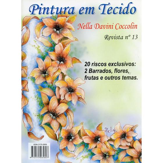 Imagem de Revista Pintura em Tecido Nella Davini Coccolin - Volume 13