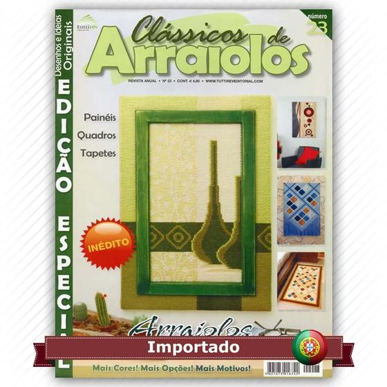 Imagem de Revista Portuguesa Clássicos de Arraiolos Ed. Especial Nº 23 - Arraiolos em Madeira Natural