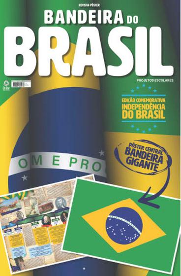 Imagem de Revista pôster bandeira do brasil projetos escolares