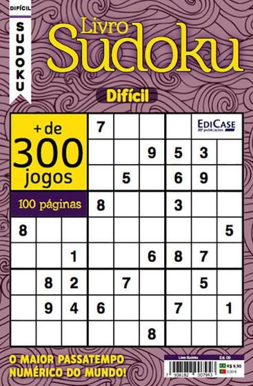 Imagem de Revista Sudoku Ed. 09 - Difícil - Só Jogos 9X9