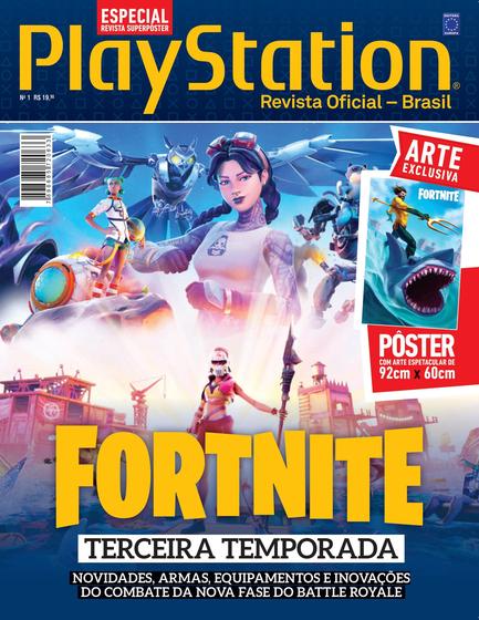 Imagem de Revista superpôster playstation - fortnite terceira temporada