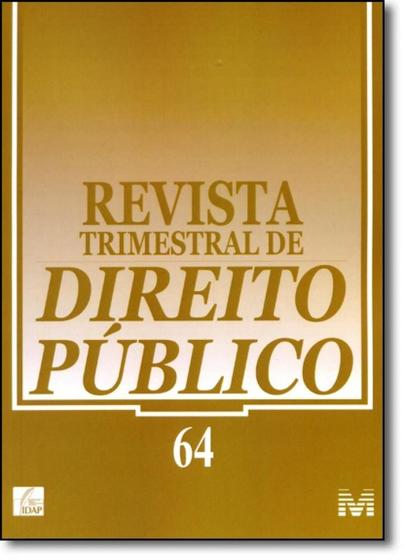 Imagem de Revista Trimestral de Direito Público - Nº 64