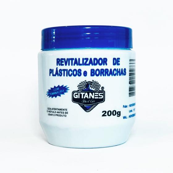 Imagem de REVITALIZADOR DE PLÁSTICOS E BORRACHAS COM CARNAUBA 200g GITANES