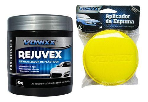 Revitalizador De Plásticos Rejuvex + Aplicador Vonixx Vonixx Menor preço em Revitalizador De Plásticos Rejuvex + Aplicador Vonixx Vonixx