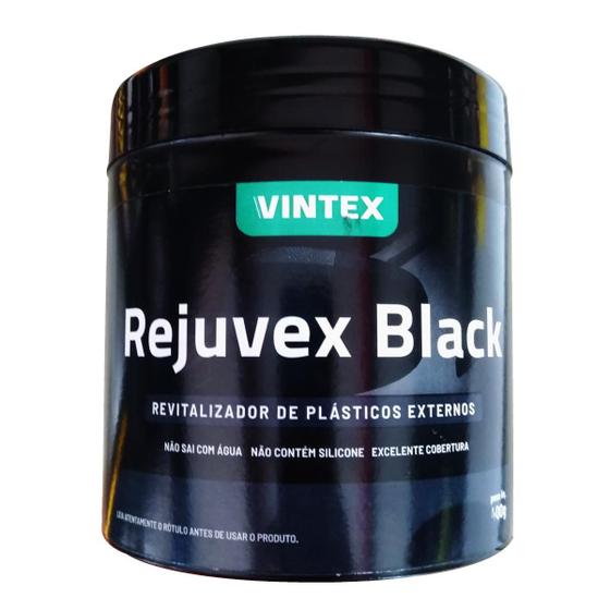 Imagem de Revitalizador Para Plasticos Externos Automotivo Para Choques Rejuvex Black Vonixx Vintex