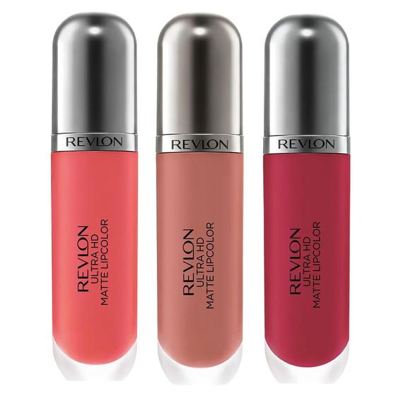 Imagem de Revlon Batom Ultra HD Matte Kit - Seduction + Passion + Flirtation