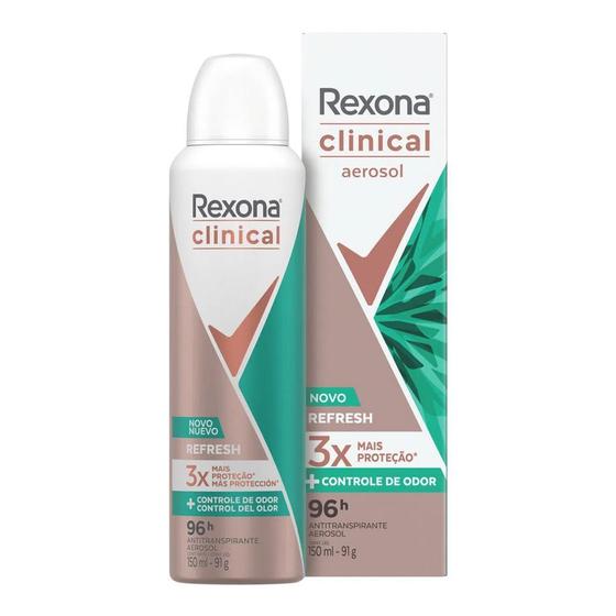 Imagem de Rexona clinical desodorante aerossol refresh com 150ml