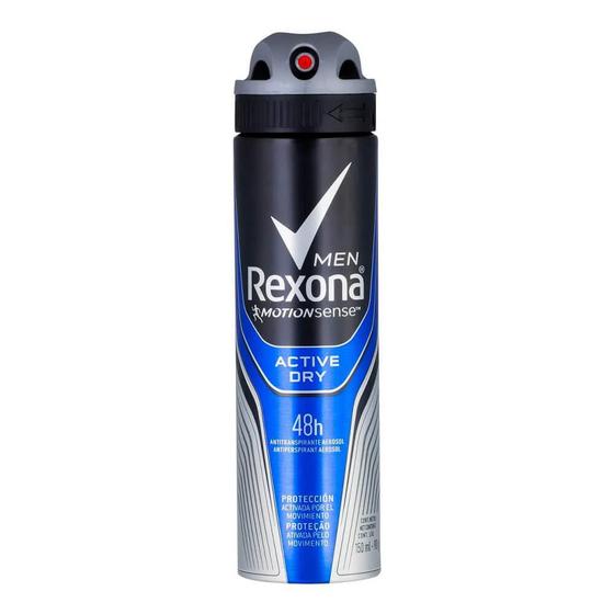 Imagem de Rexona men desodorante aerossol active dry com 150ml