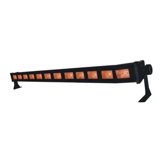 Imagem de Ribalta Led Briwax Ambar 12X3W BX 417