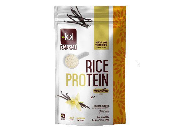 Imagem de Rice Protein Baunilha Vegana Rakkau 600g