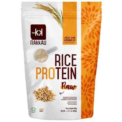 Imagem de Rice Protein Raw Vegana Rakkau 600G