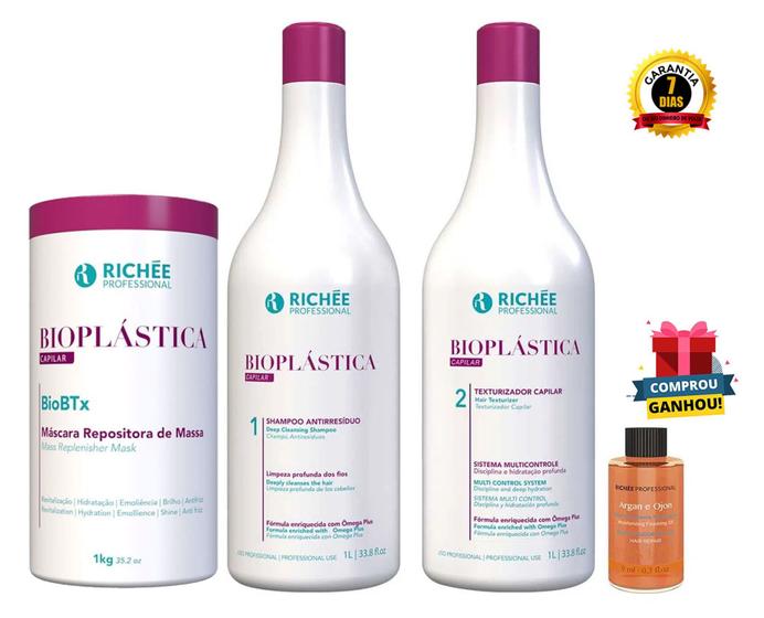 Imagem de Richée Escova Progressiva Kit Bioplastica & Bio Btx