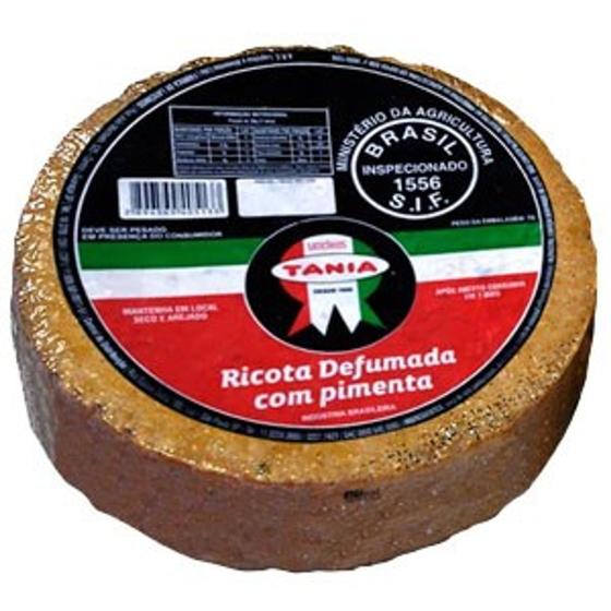 Imagem de Ricota Defumada Tania com Pimenta aprox. 830g.