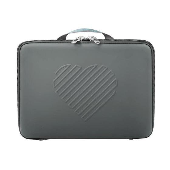 Imagem de RIKI SKINNY Vanity Mirror Carry Case (Pequeno), Bolsa de Maquiagem Multifuncional, Leve e Portátil, Proteja o Espelho de Maquiagem de Quebra (Cinza)