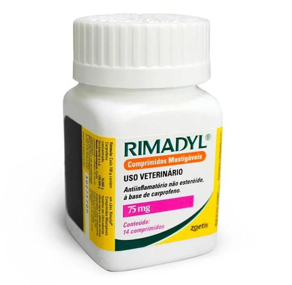 Imagem de Rimadyl Anti-Inflamatório Caes 75mg C/14 Comprimidos