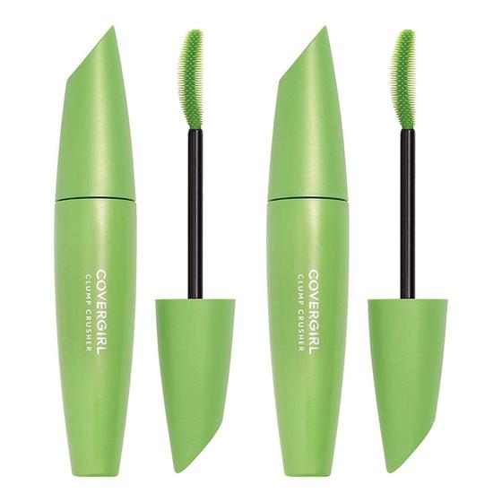 Imagem de Rímel COVERGIRL Clump Crusher Lash Blast Very Black 13 mL, pacote com 2