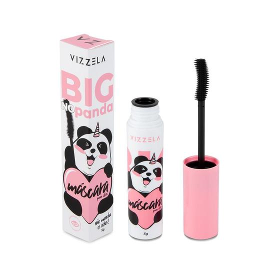 Imagem de Rímel Máscara Cílios Big Panda Vizzela 5g C/ Pincel Grande Curvado Película